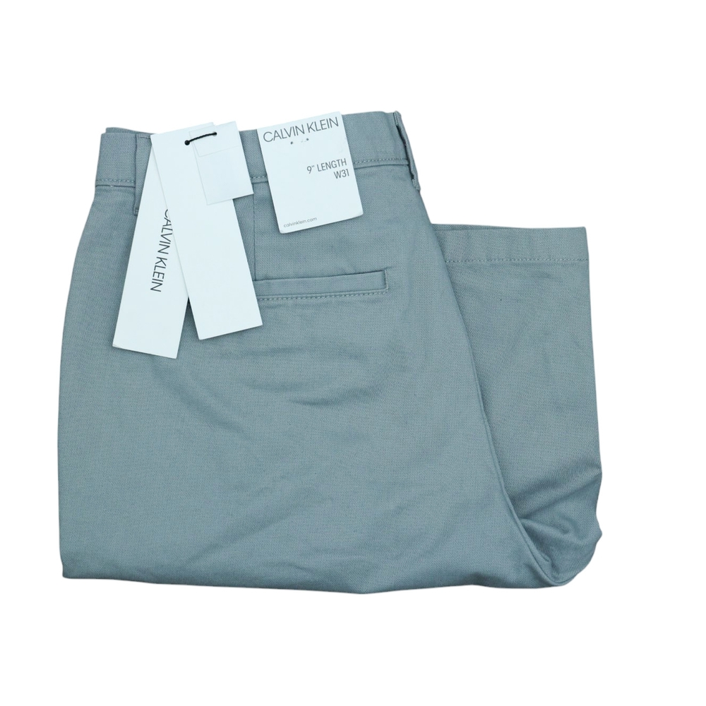 Calvin Klein Men's Flat Front Shorts - Gray